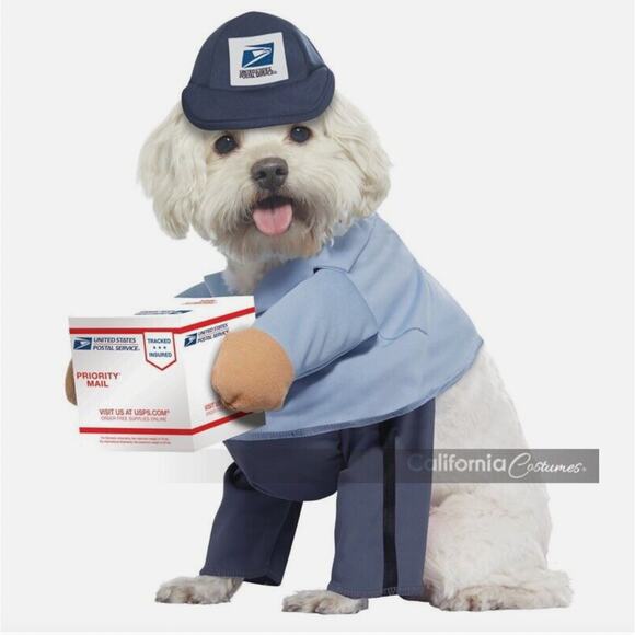 California Costumes USPS Mail Carrier Pup Dog Pets Halloween Costume PET20170 XL - Picture 11 of 12